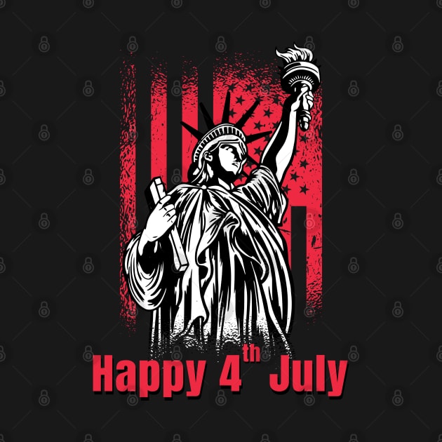 HAPPY 4th JULY 2020, statue of liberty. by Pot-Hero