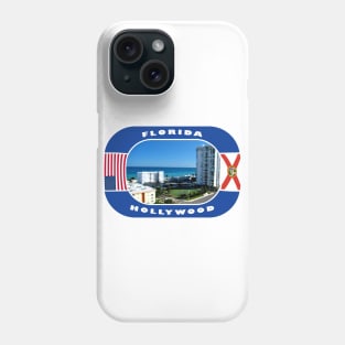 Florida, Hollywood City, USA Phone Case