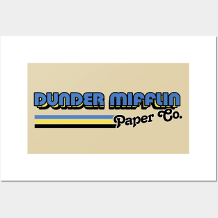 The Office Pam's Dunder Mifflin Logo | Limitless Paper in A Paperless World  | Metal Print