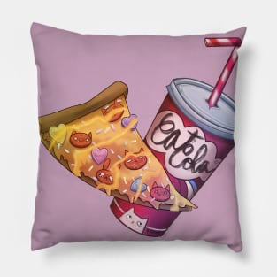 Menu 1 - Pizza and Catcola Pillow