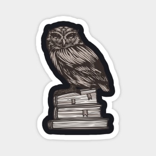 Books Owl Wisdom Reader Gifts Magnet