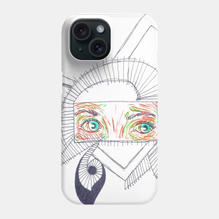 Abstract Eyes Phone Case