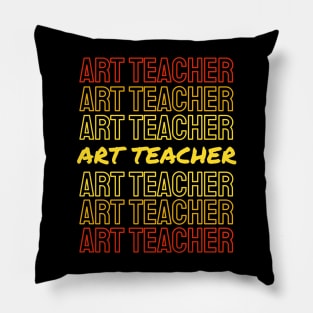 Art teacher for T shirt Pillow