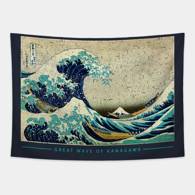 Cool Tees Surf and Art Great Waves Tapestry by COOLTEESCLUB