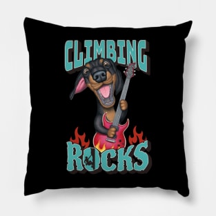 Climbing Rocks Pillow