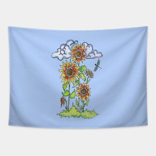 Sunflower Family Tapestry