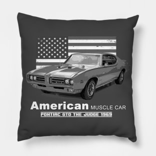 GTO The Judge American Muscle Car 60s 70s Pillow