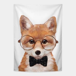 Intelligent Baby Fox Tapestry