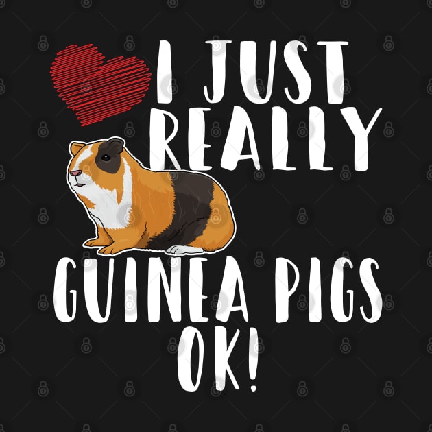 Guinea Pig - I Just Really Love Guinea Pigs OK by Kudostees