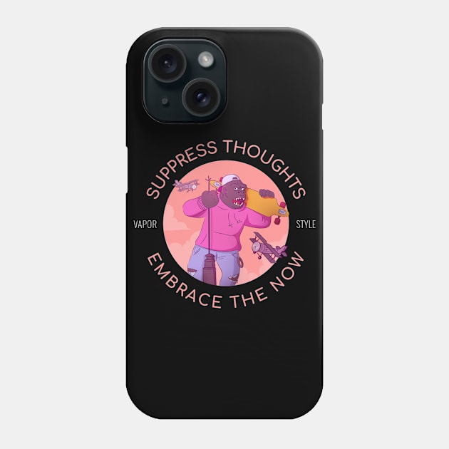 Suppress Thoughts Embrace the Now Phone Case by Family Heritage Gifts