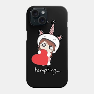 love is tempting Phone Case