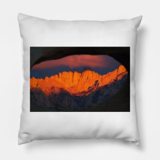 Mountains in Fire Pillow