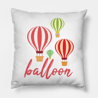 Hot Air Balloons Pillow