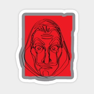 Dali Red Mask Magnet