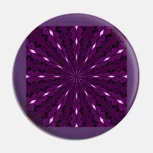 Pixel Patterns Amethyst Purple symmetric Pin