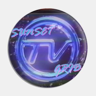 Sunset TV Pin
