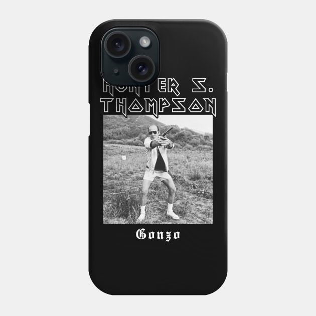 Hunter S. Thompson is Pretty Metal Phone Case by lilmousepunk