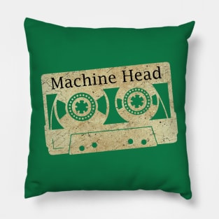 cassette tape vintage Machine Head, ElaCuteOfficeGirl Pillow