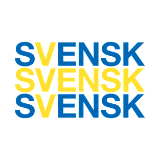 SVENSK Swedish Flag T-Shirt