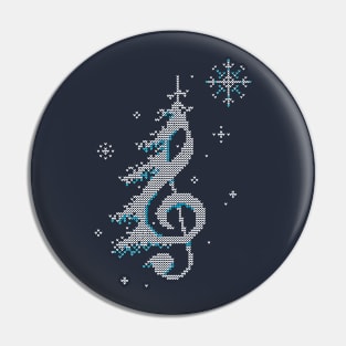 Winter Wonderland Music Sweater Pin