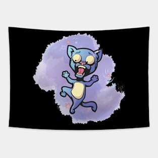 Funny Cat With Funky Glasses Tapestry