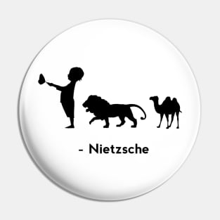 Three Metamorphoses: Camel, Lion, Child Pin