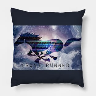 Front Runner Horse Race Pillow