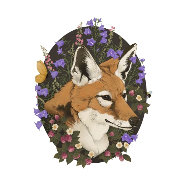 Floral Fox by LauraGraves