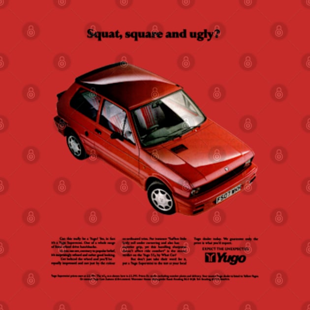 YUGO SUPERMINI - advert by Throwback Motors