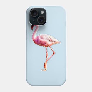 Gorgeous Pink Flamingo Digital Artwork Phone Case