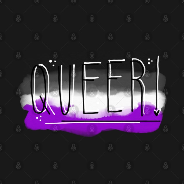 Queer! Asexual Flag! by jazmynmoon