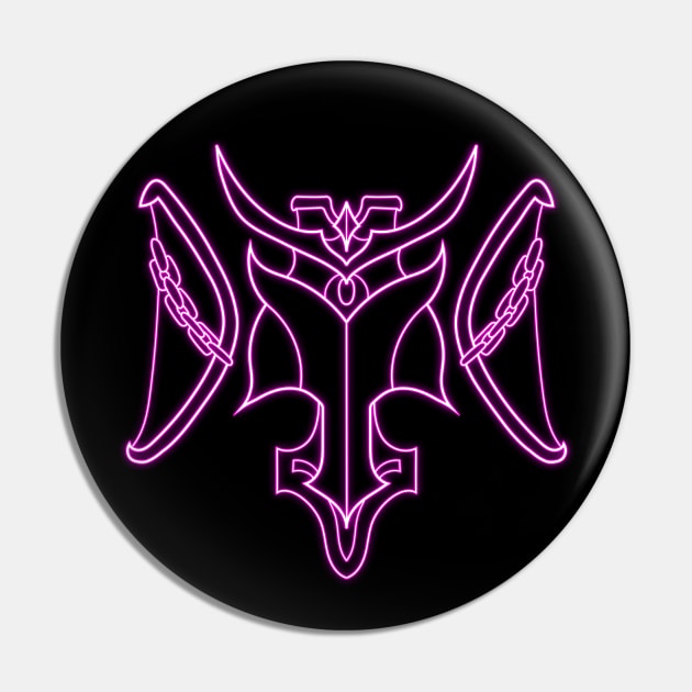 Neon Andromeda Pin by Andromedeus