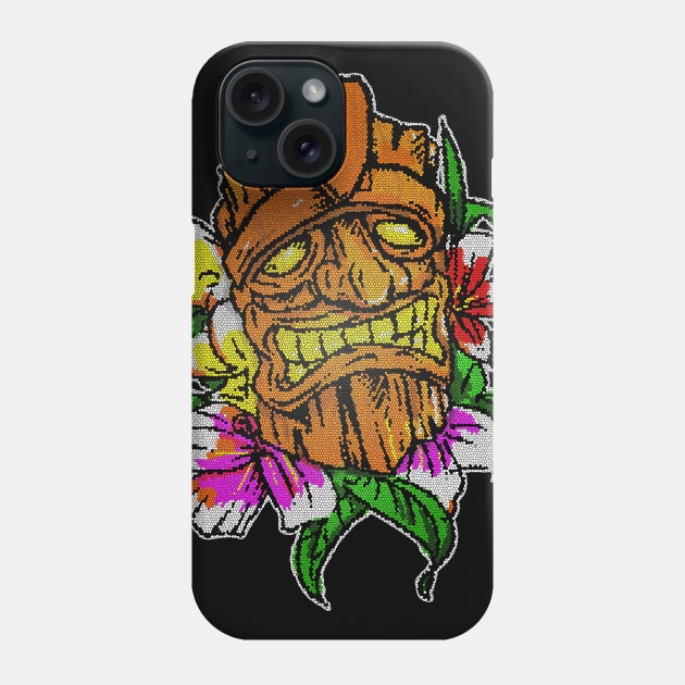 8bit Tiki Phone Case by silentrob668