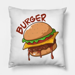 Burger Lovers Pillow