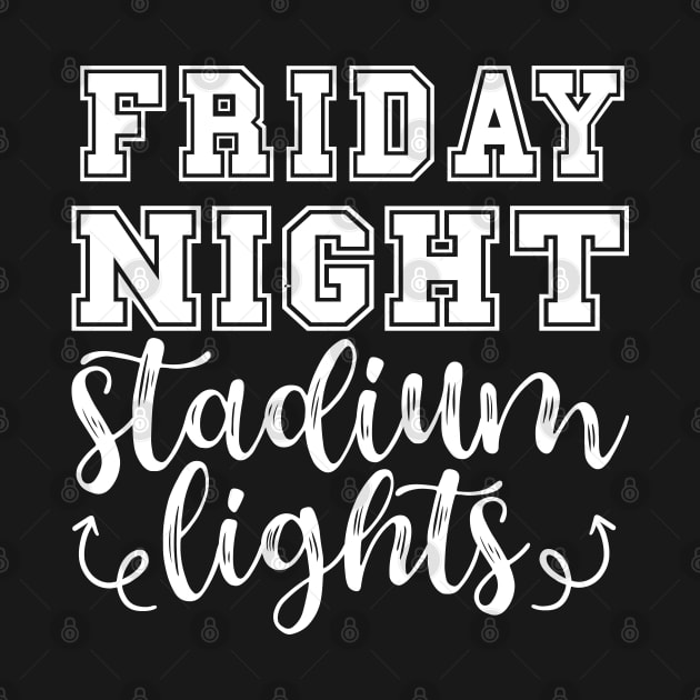 Friday Night Stadium Lights Football by GlimmerDesigns