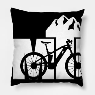 Downhill Biking Mountainbike EMTB E-MTB Gift Bike Pillow