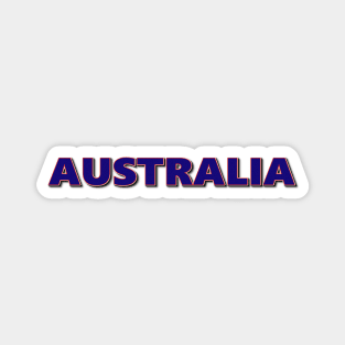 AUSTRALIA. SAMER BRASIL Magnet