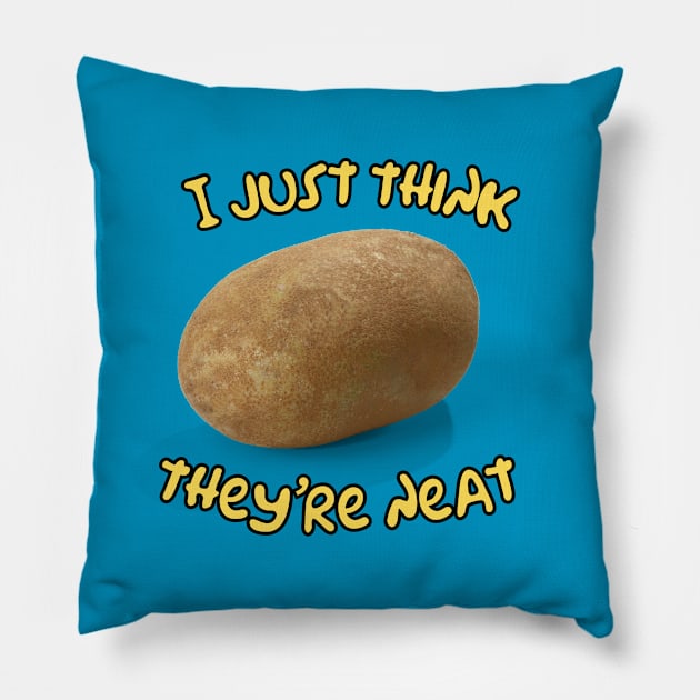 The Simpsons - Potatoes Pillow by Hanzolebot