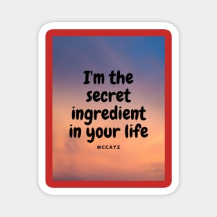 I'm the secrete ingredient in your life Magnet