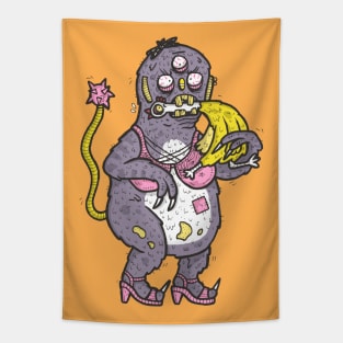 Monster on Heels Tapestry