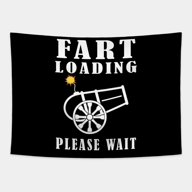 Fart Loading Please Wait Tapestry by ArticArtac