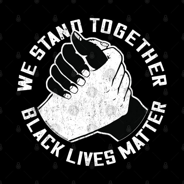 We Stand Together Handshake - Black Lives Matter by Jitterfly