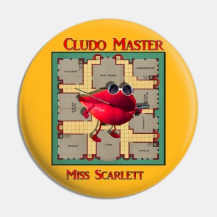 Cludo Master Miss Scarlett Pin