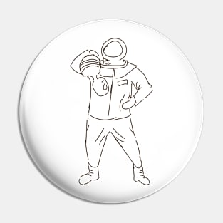 astronaut Pin