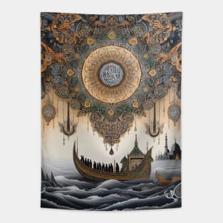 Islamic Grandeur Unveiled: Timeless Art, Floral Motifs, and Vibrant Ornaments Tapestry