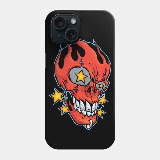 star skull Phone Case by SkullFactory