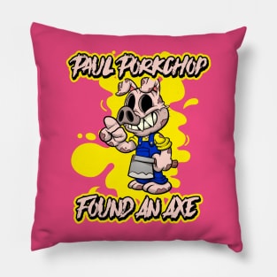 Paul Porkchop Graphic Pillow