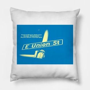 Union Street, Seattle, Washington by Mistah Wilson Pillow