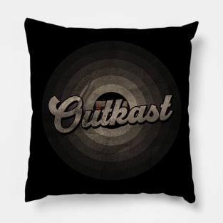 Outkast First Name Retro Tape Pattern Vintage Styles Pillow