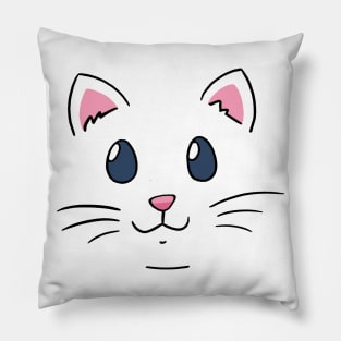 cat face mask and cartoon fashion Pillow